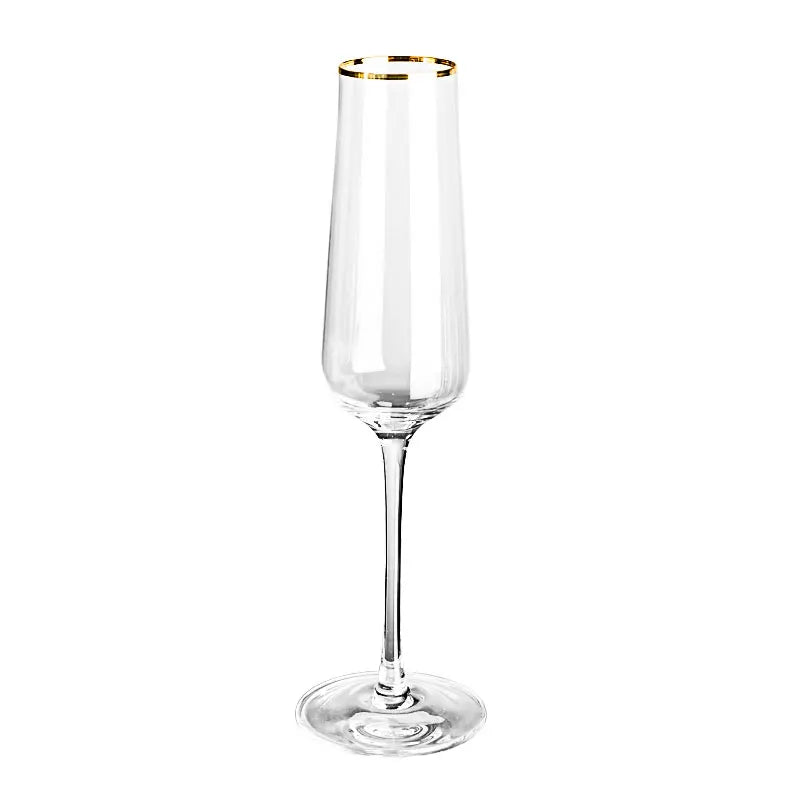 Champagne Flute Glasses Cocktail Glasses Elegantly Designed Hand Blown