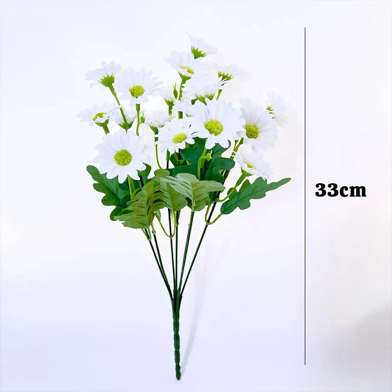 21 Heads Of Sunflowers Small Daisies Bouquets Of Chamomile Wedding Dec