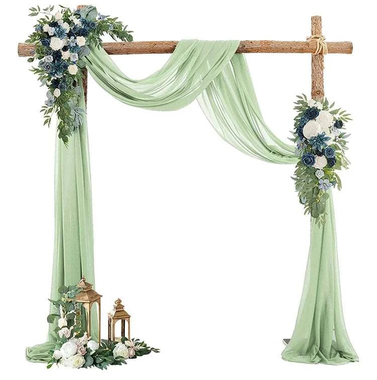 Wedding Arch Drape Chiffon Fabric Draping Curtain Drapery Wedding Birt