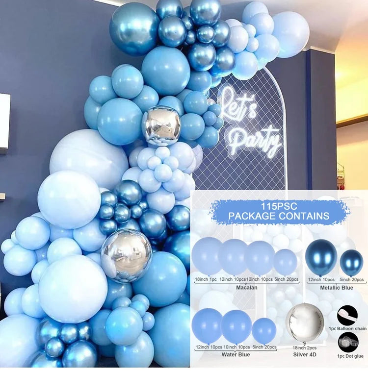 Balloon Garland Arch Kit Wedding Birthday Party Decoration Kids Adult Globos Wedding Party Supplies Latex Ballon Baby Shower Boy