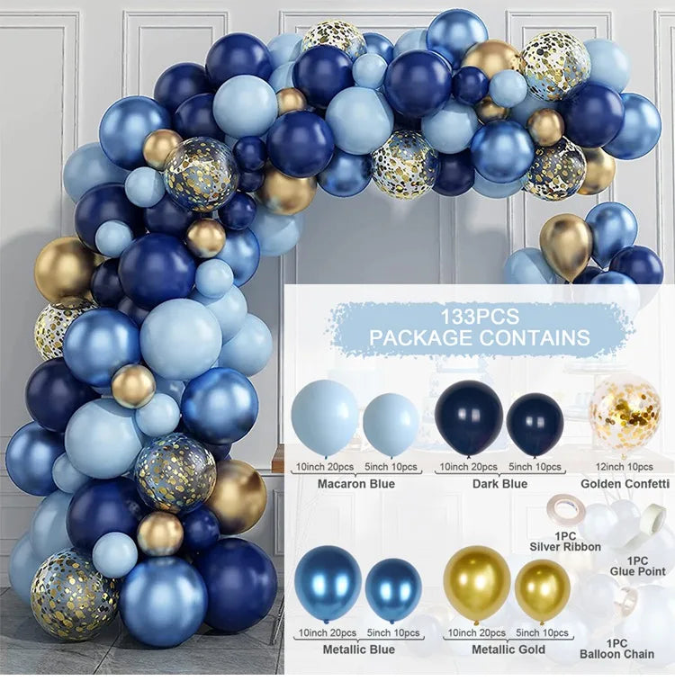 Balloon Garland Arch Kit Wedding Birthday Party Decoration Kids Adult Globos Wedding Party Supplies Latex Ballon Baby Shower Boy