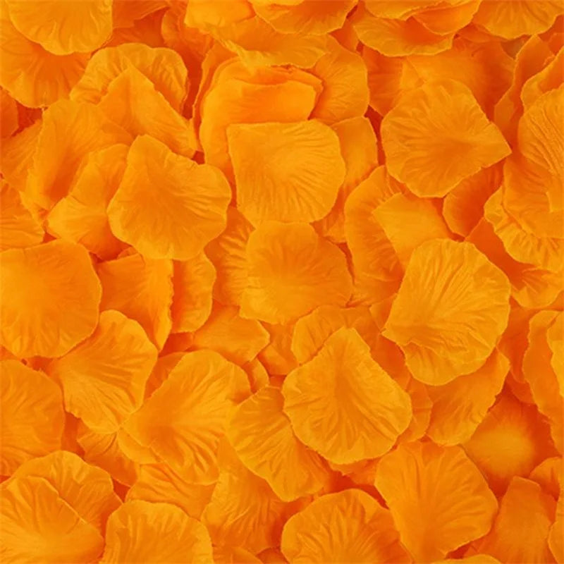 500Ps 5*5CM Artificial White Rose Petal For Wedding Party Decoration Romantic Flower Silk Petals Rosas Para Casamento Supplies
