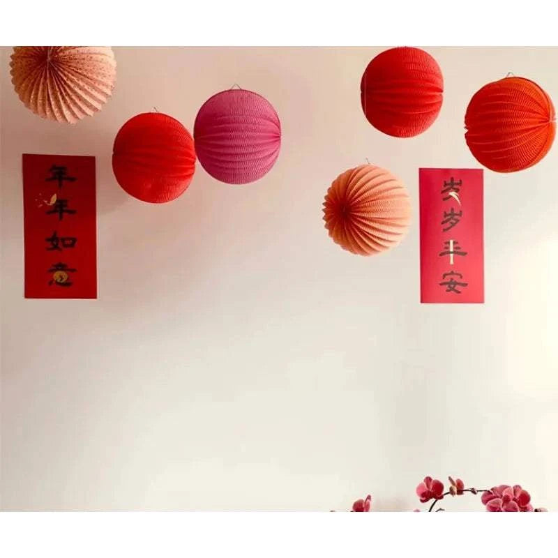 Chinese Lanterns Wedding Events Holiday Celebration Showcase Window Ha
