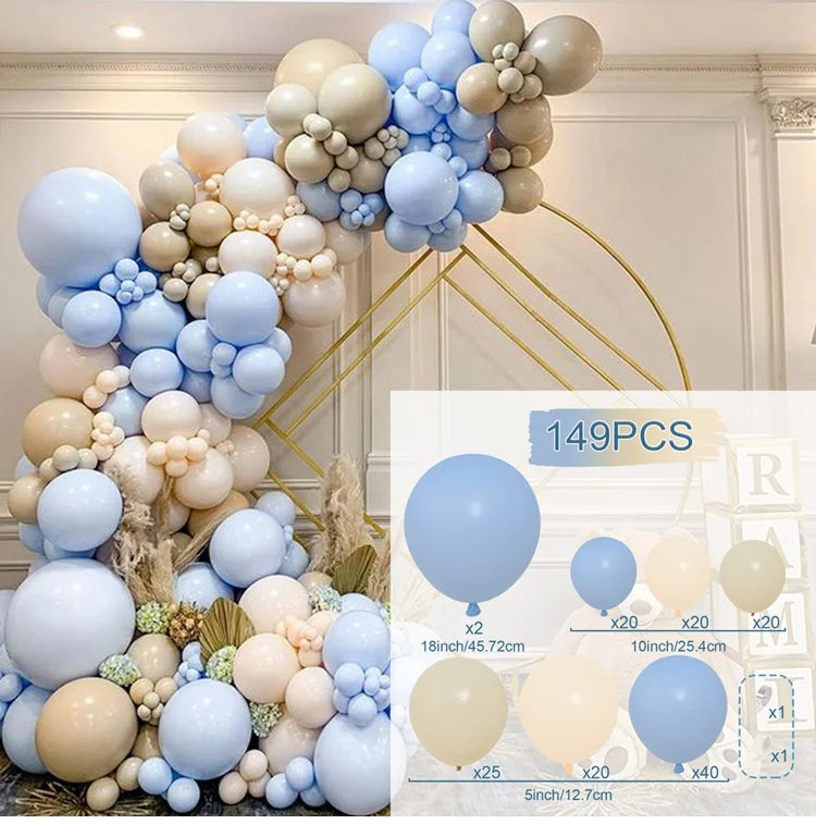 Balloon Garland Arch Kit Wedding Birthday Party Decoration Kids Adult Globos Wedding Party Supplies Latex Ballon Baby Shower Boy