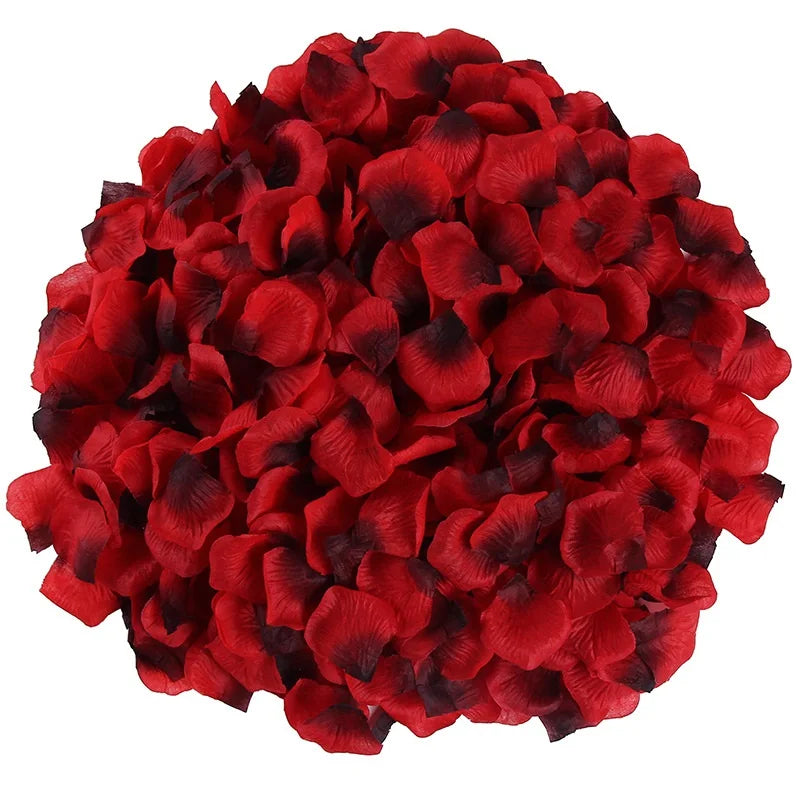 500Ps 5*5CM Artificial White Rose Petal For Wedding Party Decoration Romantic Flower Silk Petals Rosas Para Casamento Supplies