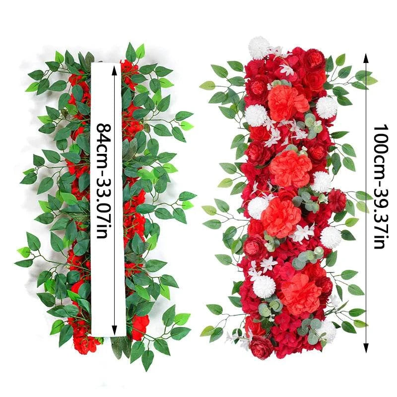 100cm DIY Wedding Flower Wall Decoration Arrangement Supplies Silk Peo