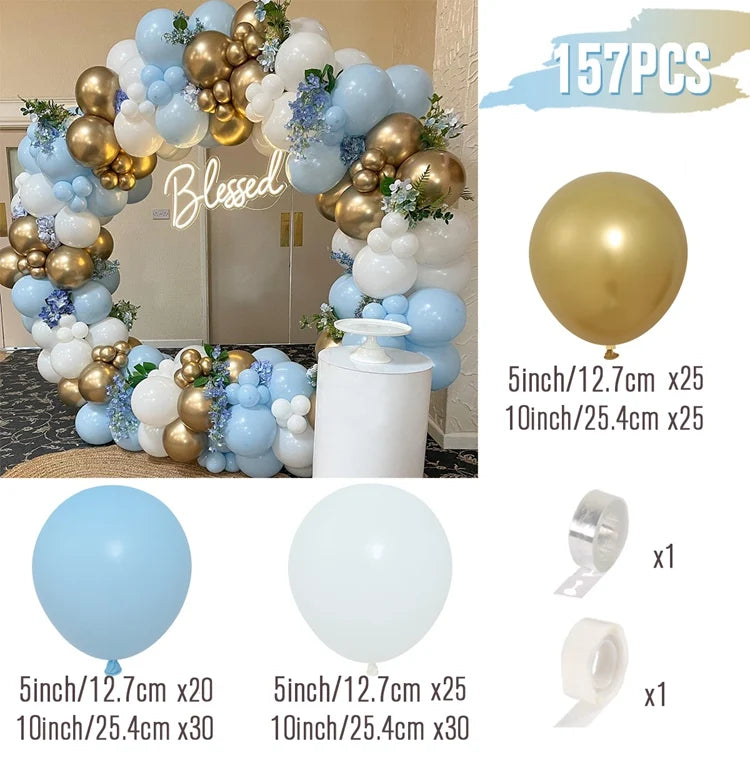 Balloon Garland Arch Kit Wedding Birthday Party Decoration Kids Adult Globos Wedding Party Supplies Latex Ballon Baby Shower Boy