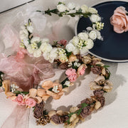 Boho Bridal Floral Hair Crown