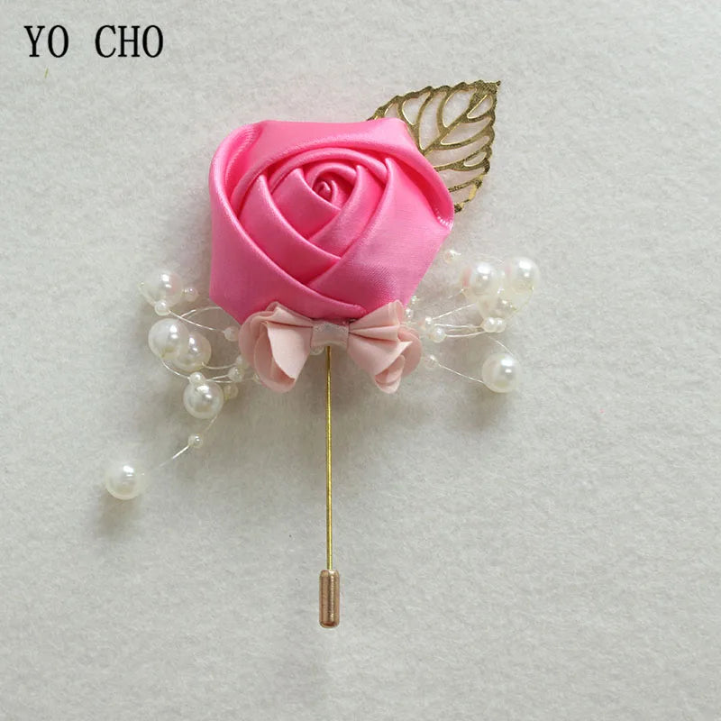 Rose Groom Wedding Boutonniere