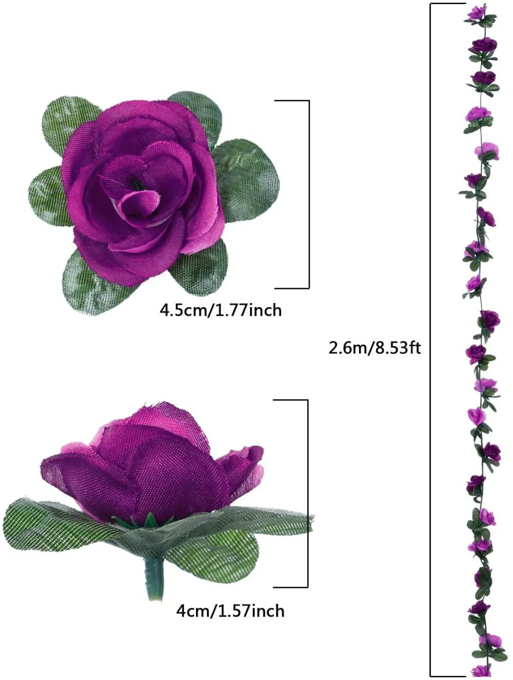 Floral Garland Set for Wedding Decor