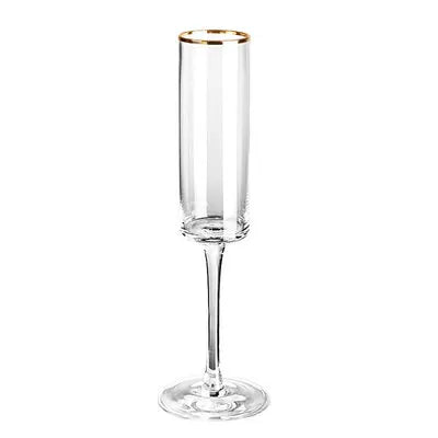 Champagne Flute Glasses Cocktail Glasses Elegantly Designed Hand Blown