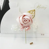 Rose Groom Wedding Boutonniere