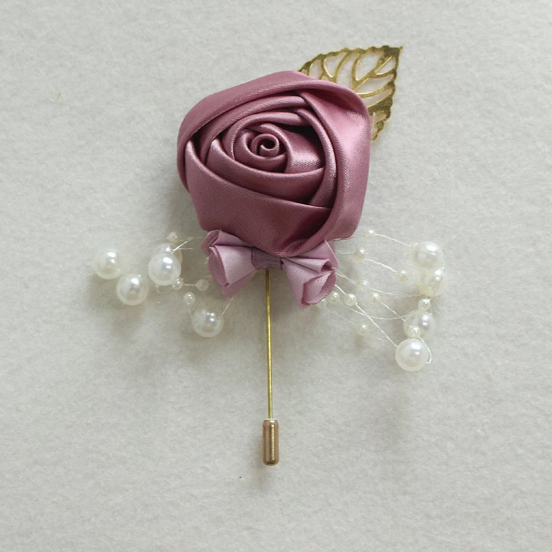 Rose Groom Wedding Boutonniere