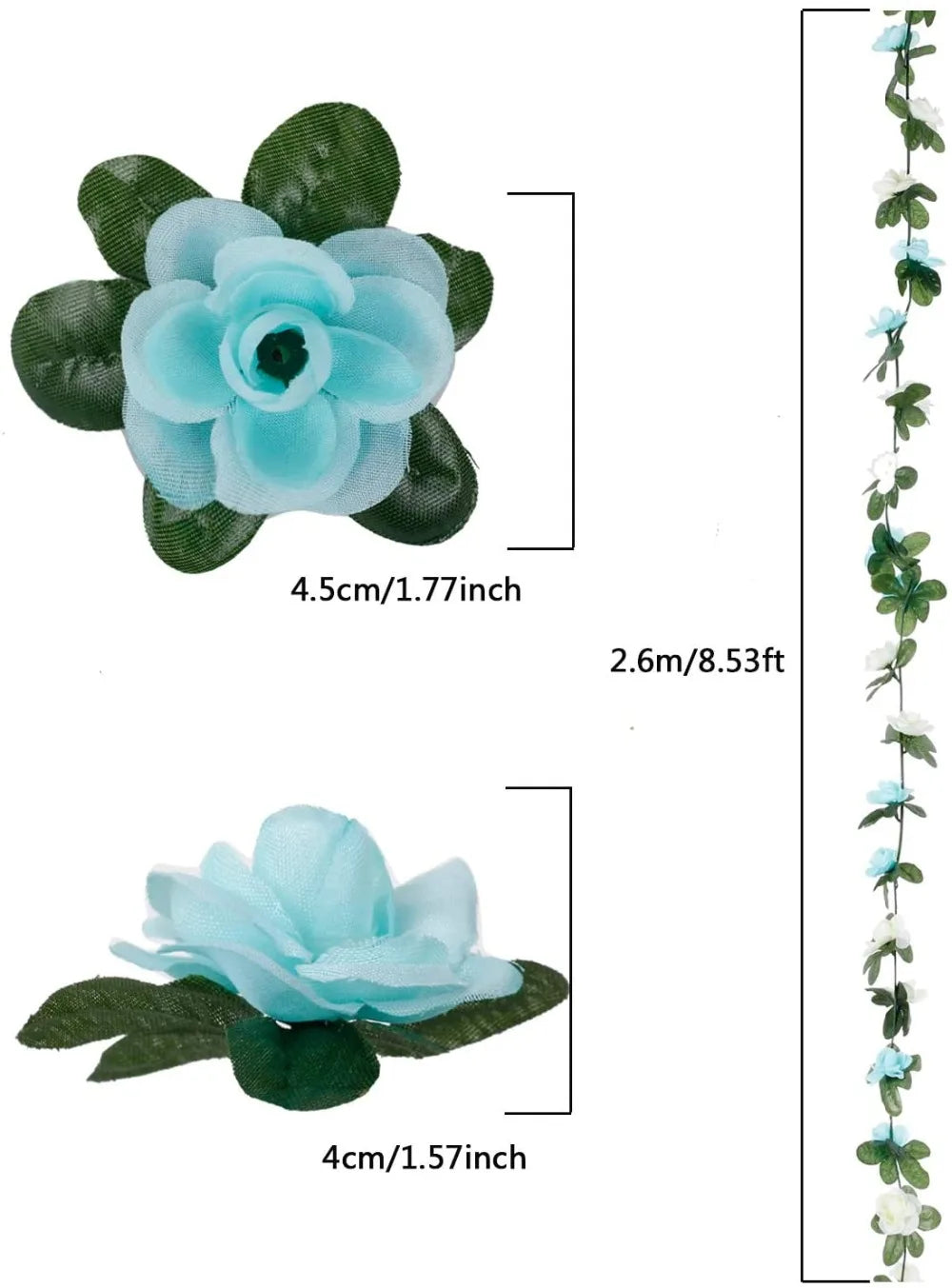 Floral Garland Set for Wedding Decor