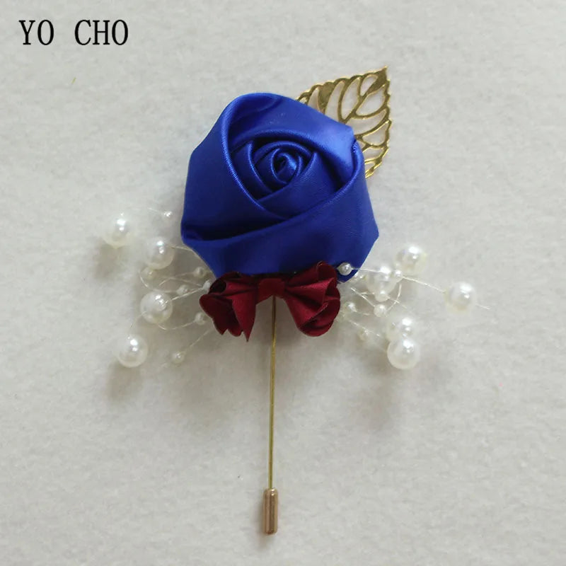 Rose Groom Wedding Boutonniere