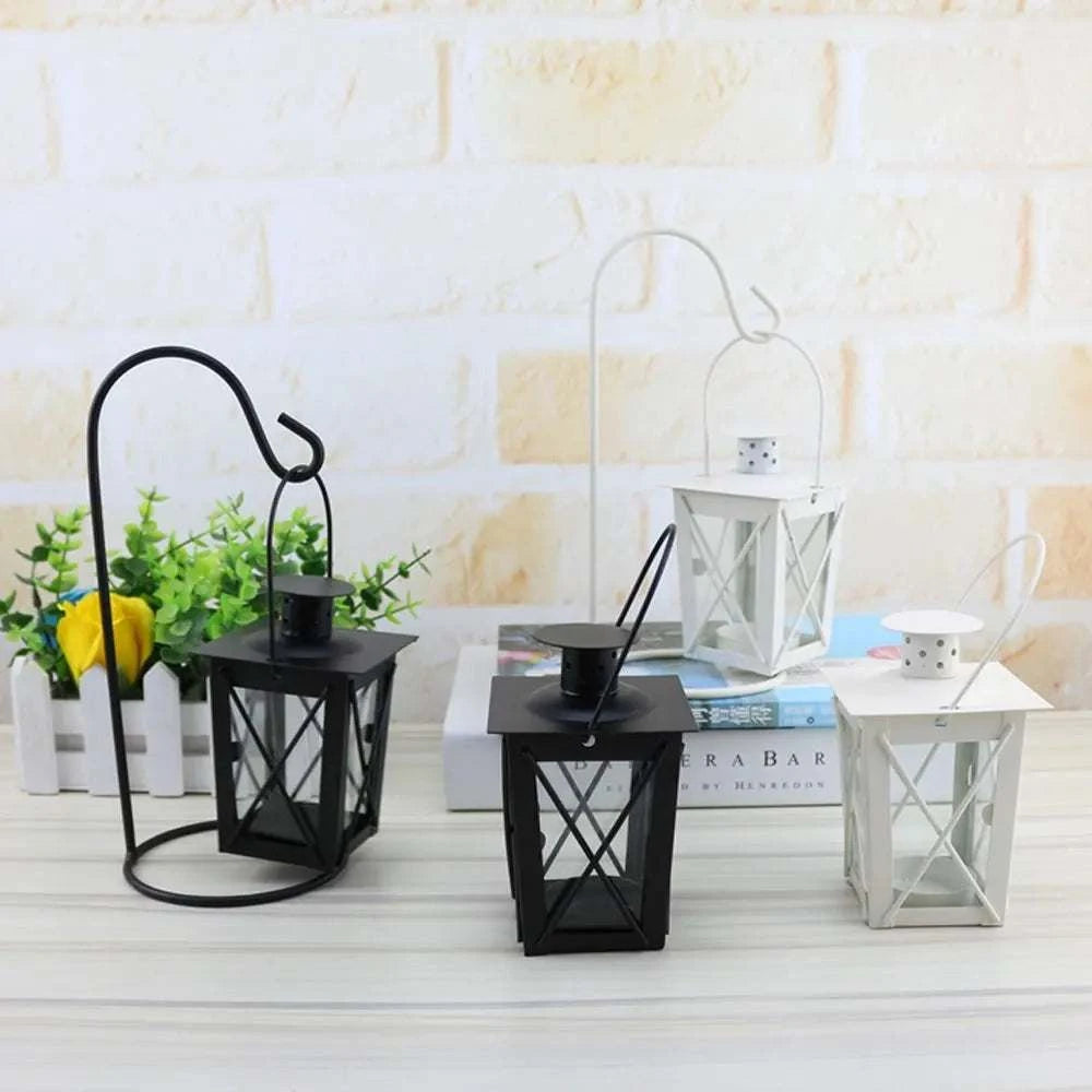Wrought Iron Romantic Wedding Moroccan Lantern Home Decor Candle Holde