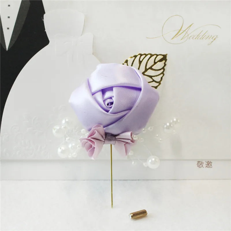 Rose Groom Wedding Boutonniere