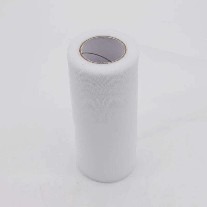 25Yards/Lot 6inch Tissue Tulle Roll Wedding Decoration Tutu Spool Craf