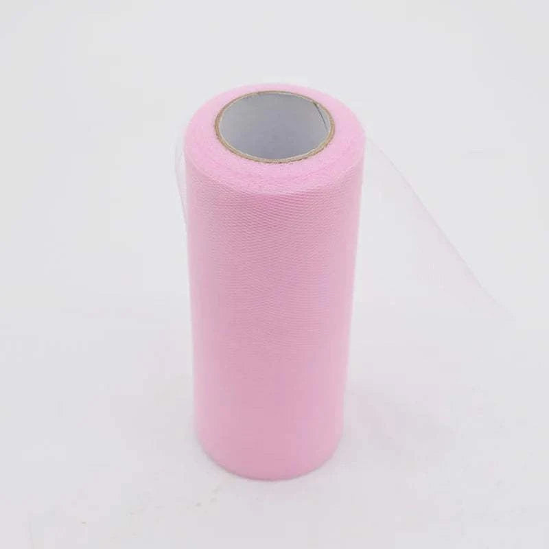 25Yards/Lot 6inch Tissue Tulle Roll Wedding Decoration Tutu Spool Craf