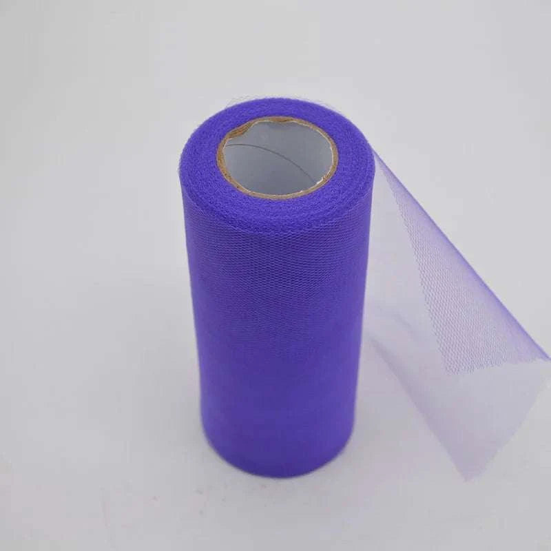 25Yards/Lot 6inch Tissue Tulle Roll Wedding Decoration Tutu Spool Craf