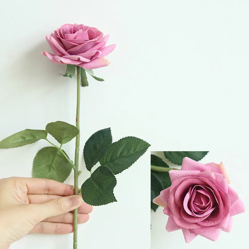 Real Touch Artificial Roses – 10 Piece Set