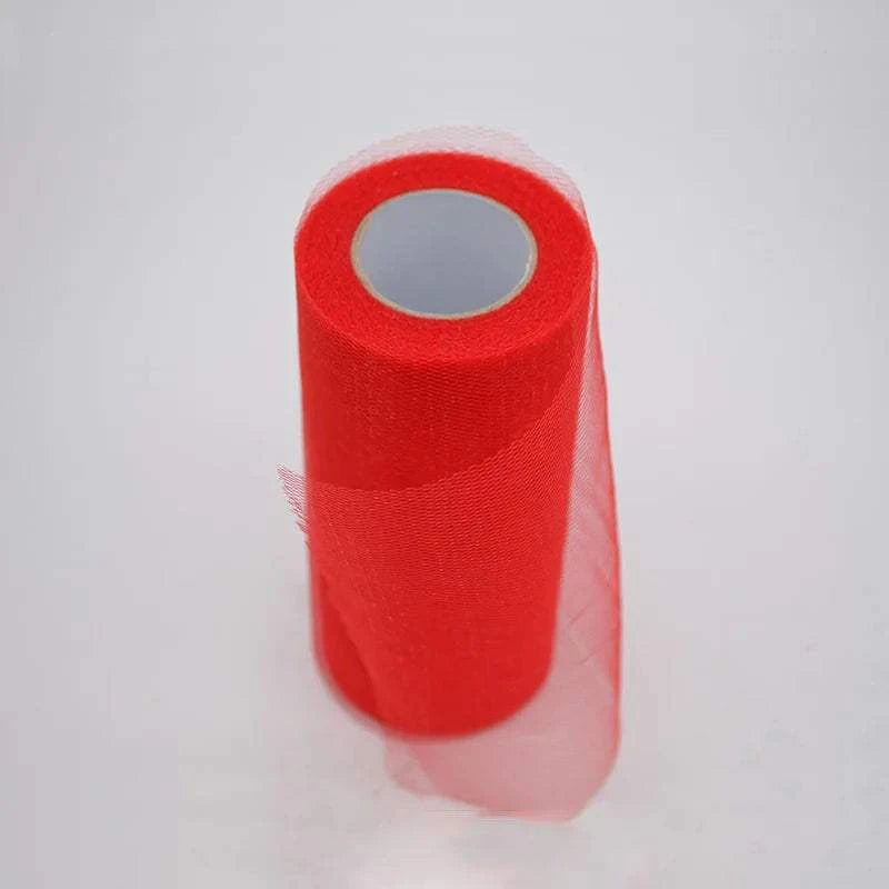 25Yards/Lot 6inch Tissue Tulle Roll Wedding Decoration Tutu Spool Craf