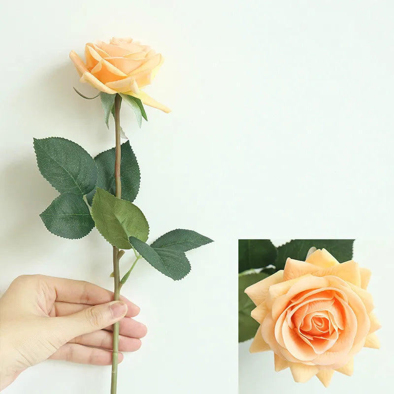 Real Touch Artificial Roses – 10 Piece Set