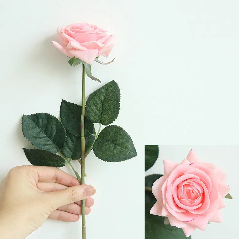 Real Touch Artificial Roses – 10 Piece Set