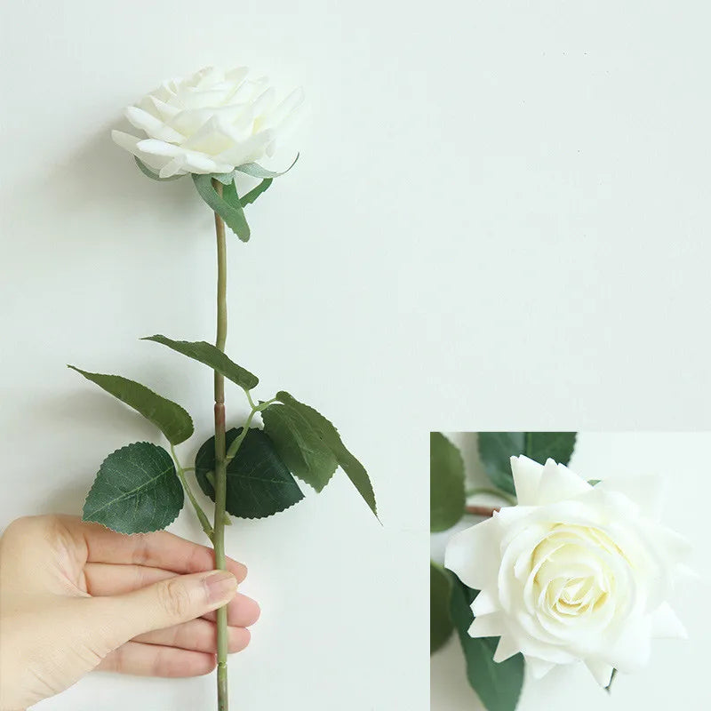 Real Touch Artificial Roses – 10 Piece Set