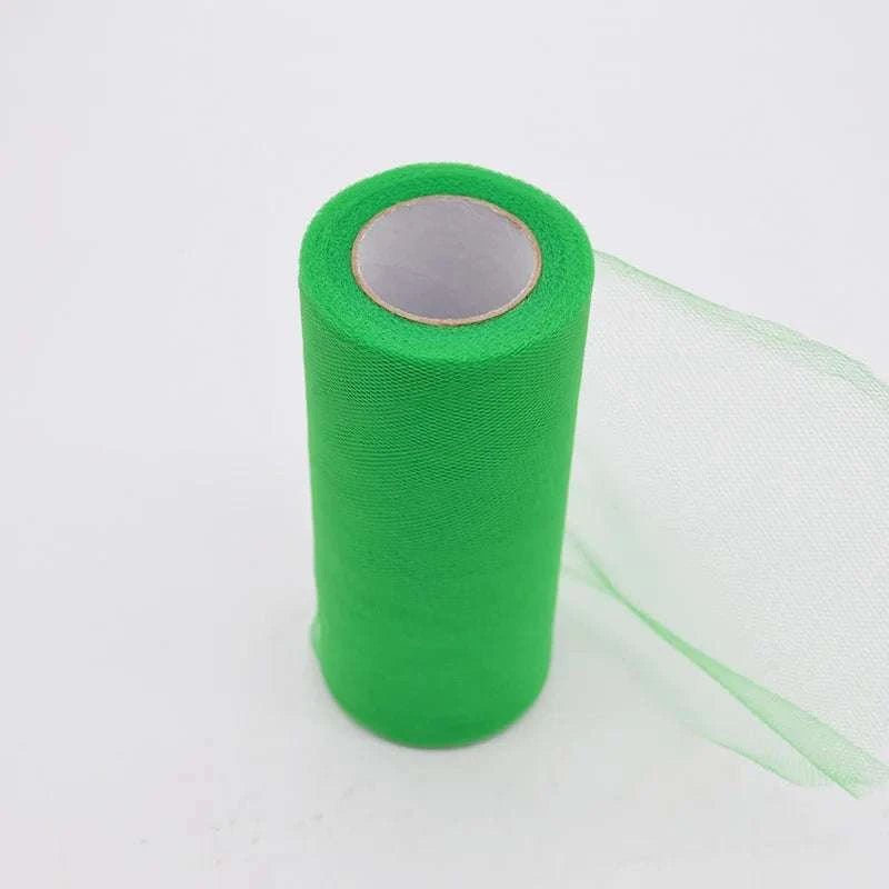 25Yards/Lot 6inch Tissue Tulle Roll Wedding Decoration Tutu Spool Craf