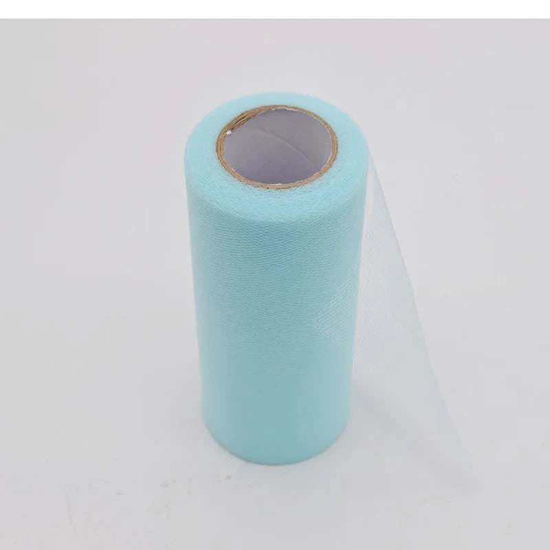 25Yards/Lot 6inch Tissue Tulle Roll Wedding Decoration Tutu Spool Craf