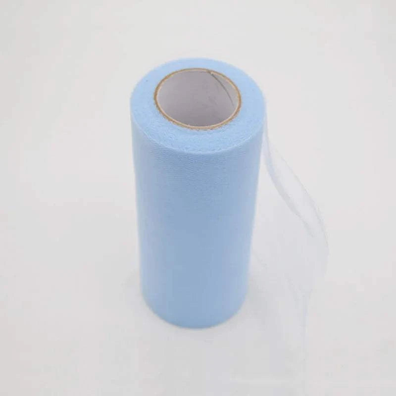 25Yards/Lot 6inch Tissue Tulle Roll Wedding Decoration Tutu Spool Craf