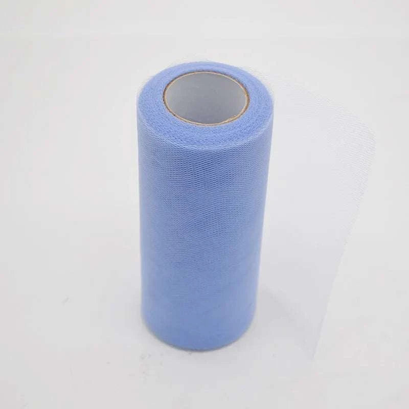 25Yards/Lot 6inch Tissue Tulle Roll Wedding Decoration Tutu Spool Craf