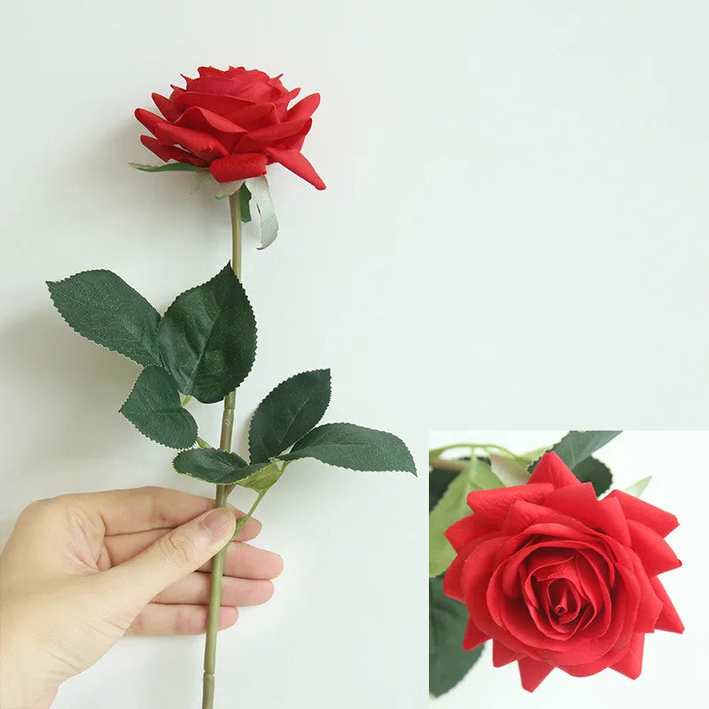 Real Touch Artificial Roses – 10 Piece Set