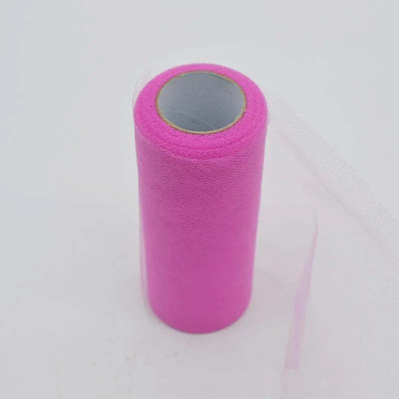25Yards/Lot 6inch Tissue Tulle Roll Wedding Decoration Tutu Spool Craf