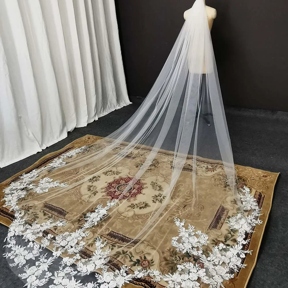 Royal Cathedral Lace Bridal Veil