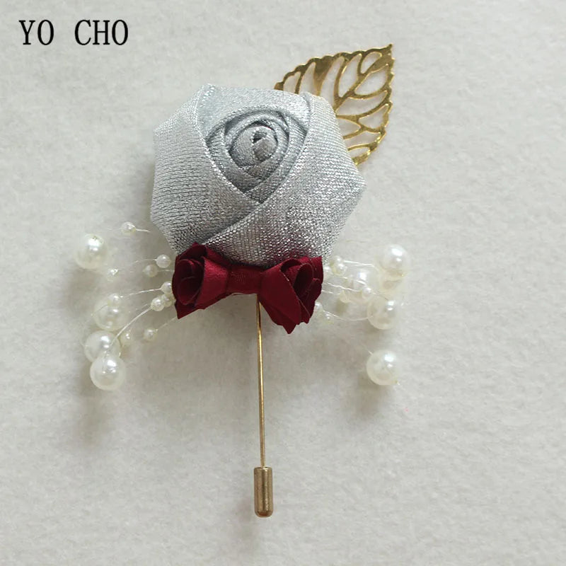 Rose Groom Wedding Boutonniere
