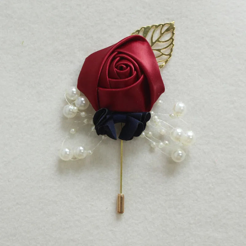 Rose Groom Wedding Boutonniere