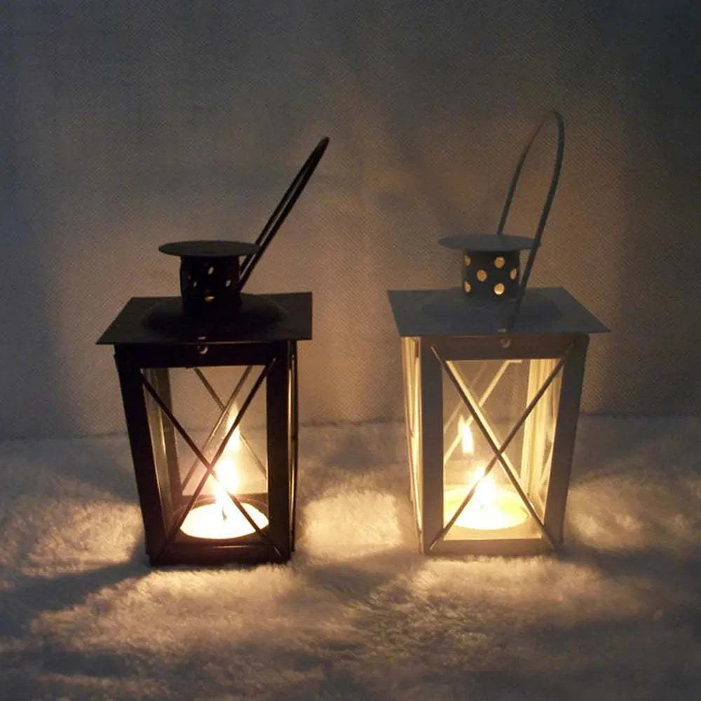 Wrought Iron Romantic Wedding Moroccan Lantern Home Decor Candle Holde