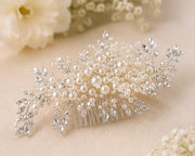 Pearl & Crystal Bridal Hair Comb