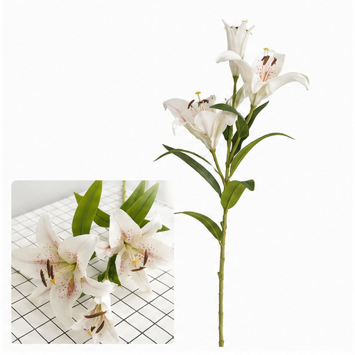Real Touch Stargazer Lily Stem – Multiple Colors