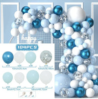 Balloon Garland Arch Kit Wedding Birthday Party Decoration Kids Adult Globos Wedding Party Supplies Latex Ballon Baby Shower Boy
