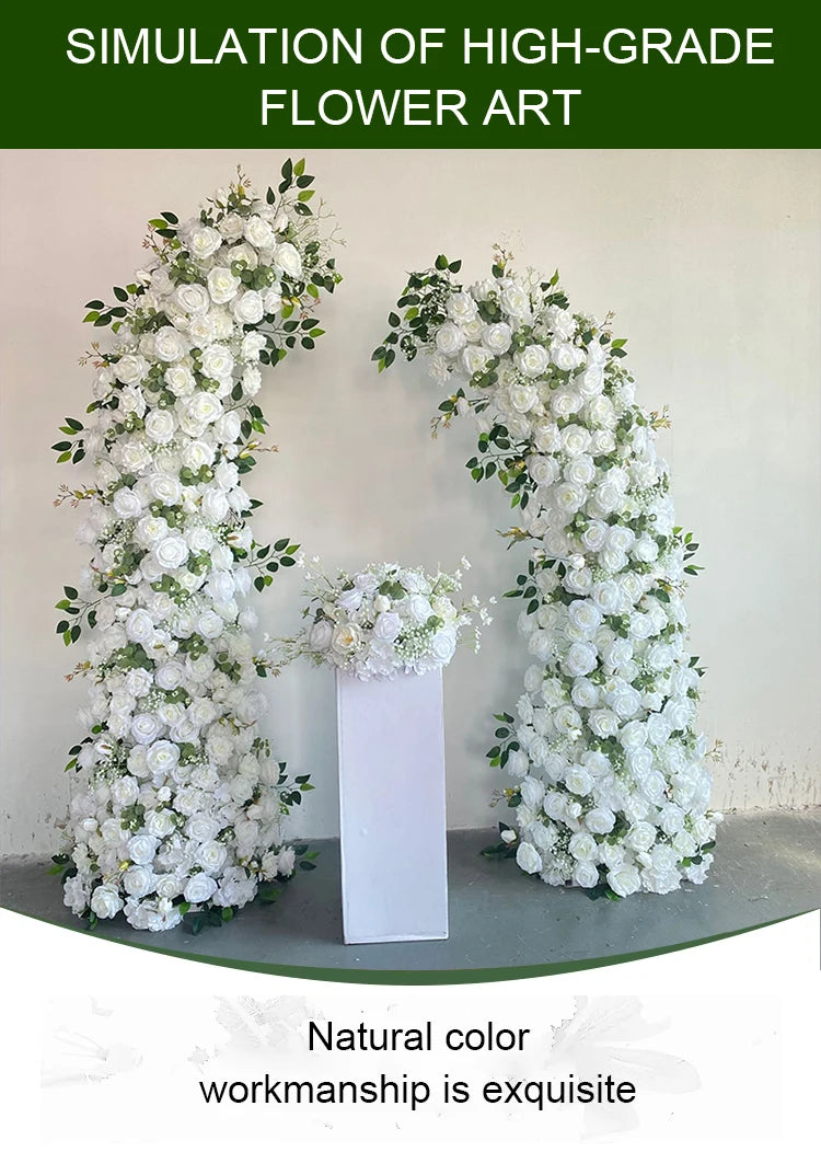 Peony Velvet Rose Floor Floral Arrangement Decor