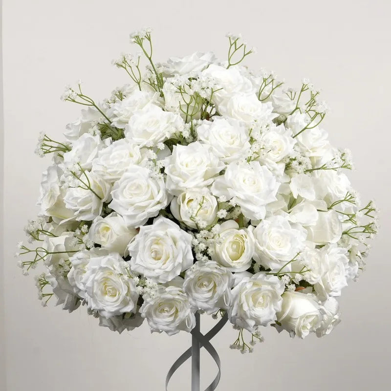 Premium Rose Floral Ball Wedding Table Decor