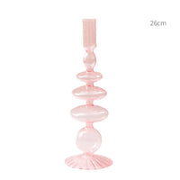Pink Wedding Table Centerpieces Candle Holder Wedding Decoration Flower Vase Home Decoration Accessories Vases Room Decor