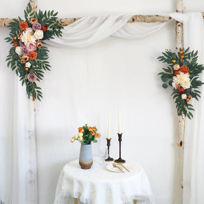 Arch Flower Swag Wedding Decoration Rose Floral