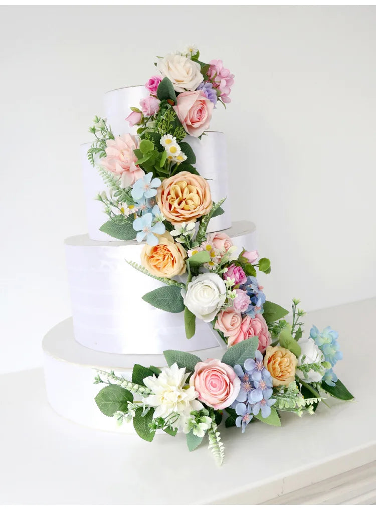 Floral Wedding Cake Topper