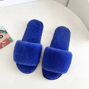 Personalized Fluffy Slippers For the Wedding Party