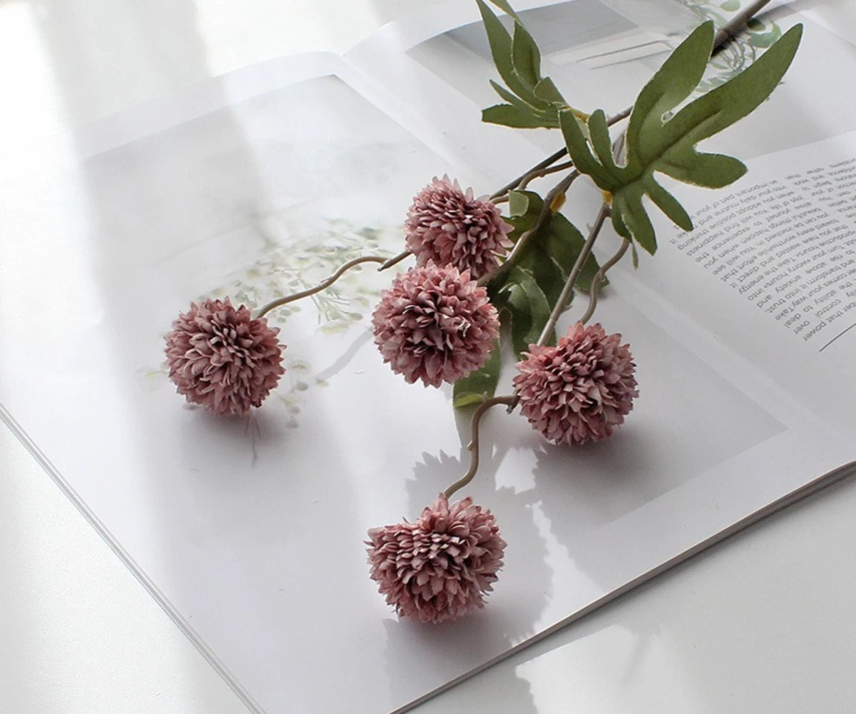 Autumn Dandelion Decorative Flower Stem