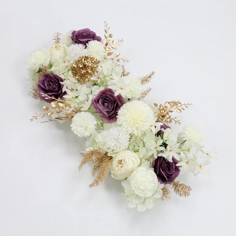 Boho Rose & Hydrangea Wedding Floral Arrangement – 4 Colors